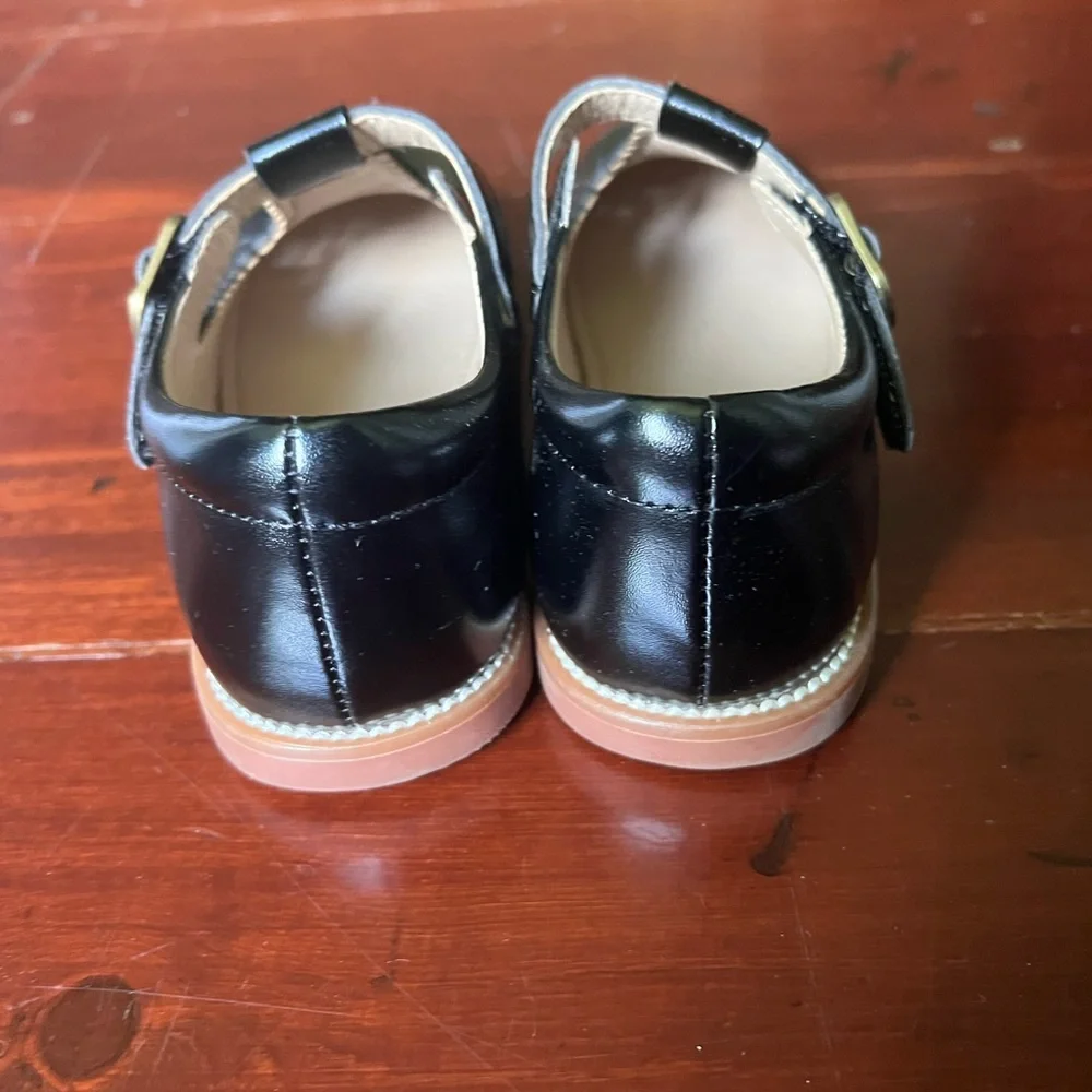 Black patent leather Maryjane dress shoe toddler girl size 11 - Picture 5 of 7